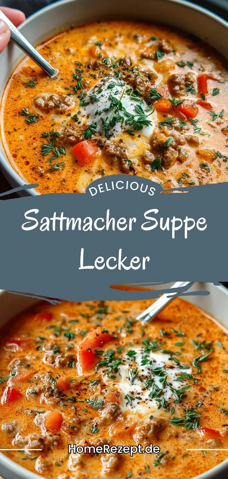 Leckere und sättigende Suppe in einer Schüssel, ideal für jede Mahlzeit.