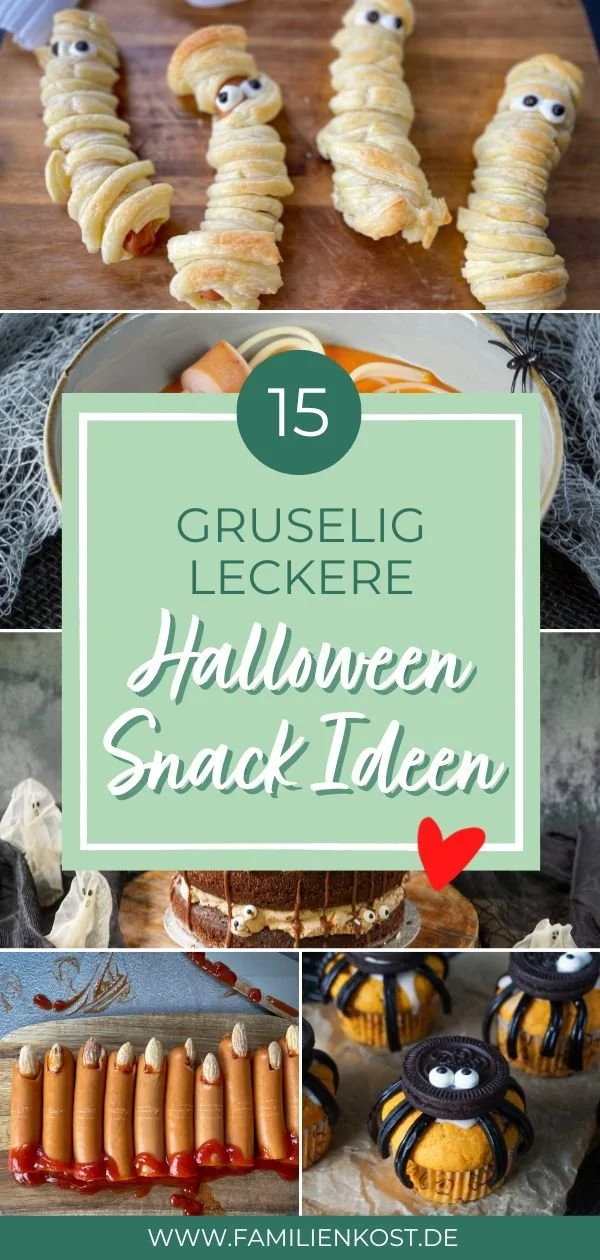 Vielfältige Halloween Rezepte für herzhaftes und gruseliges Buffet zur Halloween Party