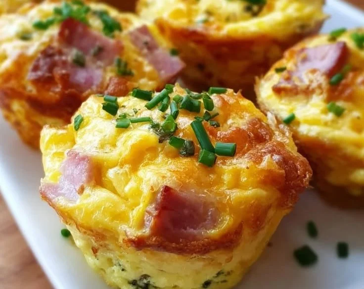Rührei-Muffins mit Schinken für einen gesunden Birthday Brunch