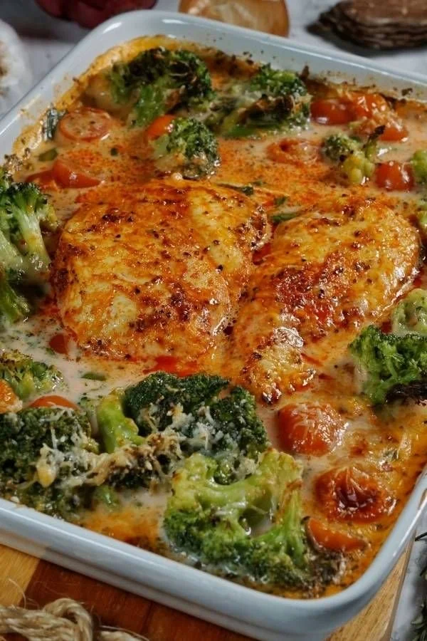 Schnelles und einfaches Hähnchenbrust Rezept aus dem Ofen
