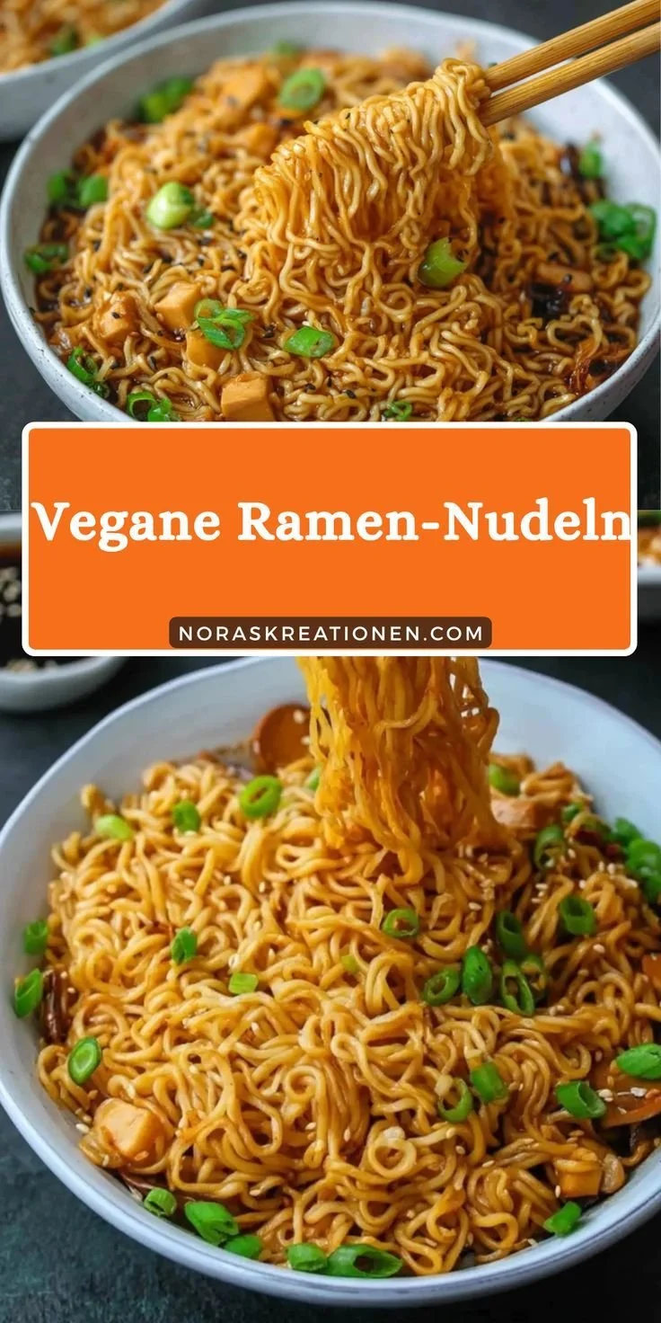 Vegane Ramen in 15 Minuten zubereiten - einfaches Rezept für ein schnelles Abendessen